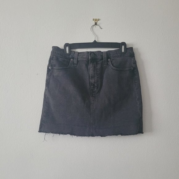 MADEWELL | Stretch Denim Mini Skirt, Ashcraft Wash - Picture 4 of 5